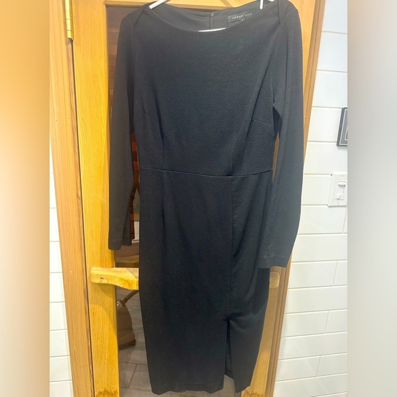 Forest Lily Black Midi Dress – Size 8 - Picture 2 of 9